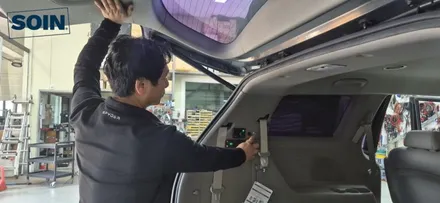 카니발 가솔린전용 무시동히터 특수 제작한 거치대 이용한 베바스토 장착 시공_ 인천