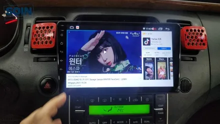 06년식 그랜져TG 안드로이드올인원 후방카메라 카나로 Q