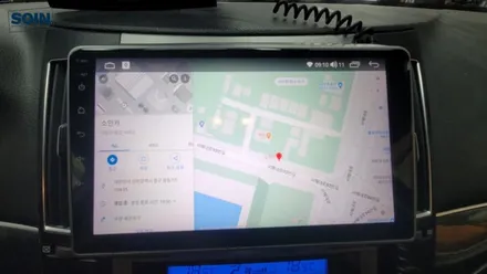 인천 베라크루즈 덴소네비 공조기 고장으로 안드로이드올인원 카나로 xplus 교체 장착