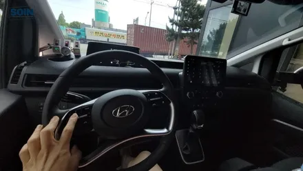 스타리아 캠핑카 전용 마감재 사용 10인치 안드로이드올인원 카나로 xplus 후방카메라 장착 인천