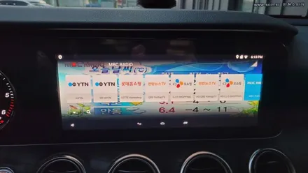 벤츠e220d 안드로이드 셋톱 M2C -200Aplus 카블릿 장착!