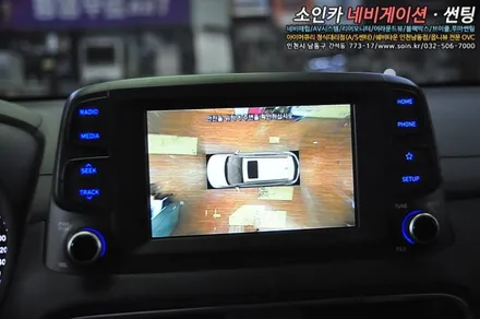 코나 360도 어라운드뷰로 주차가 편해지다!