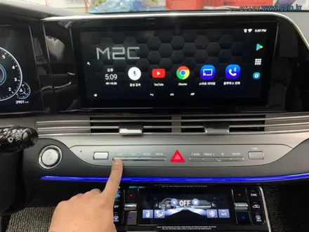 인천 더뉴그랜져 고해상도 안드로이드 셋톱 M2C -200 플러스 카블릿 장착!