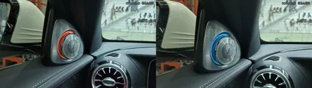 벤츠E클래스220D 송풍구엠베언트 전동트위터 시공으로 실내 분위기 업! 인천소인카