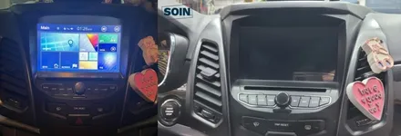 코란도C 안드로이드올인원으로 교체 _ 인천