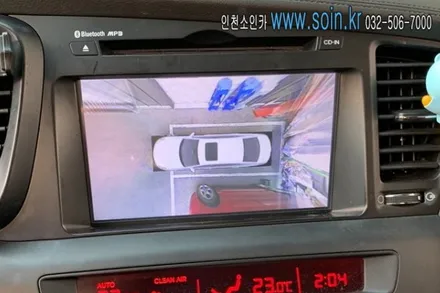 인천 k5 차량  옴니뷰 NS 360도 어라운드뷰 주차 시스템 장착!