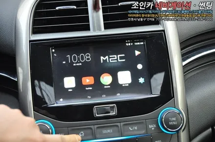 말리부(8세대) 안드로이드 셋탑박스 M2C카블릿 장착