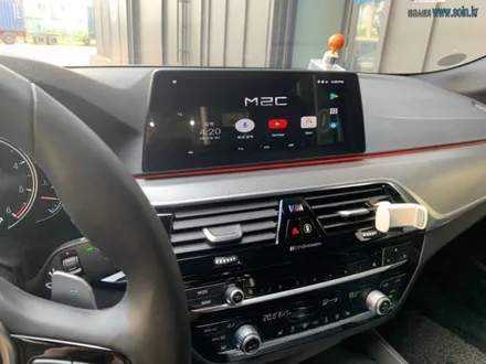 BMW 안드로이드 셋톱 M2C -200A 카블릿 장착,인천송도 소인카