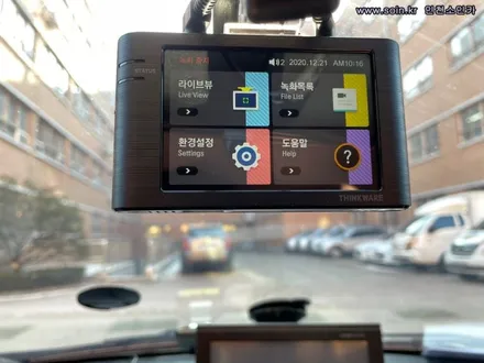 기아 모닝 아이나비 블랙박스 Z5000 장착, 인천소인카
