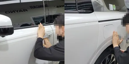 KA4 카니발4세대 생활보호 필름 PPF 시공,사이드스텝 보조발판장착, 인천소인카