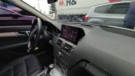 메르세데스 벤츠c200 안드로이드올인원