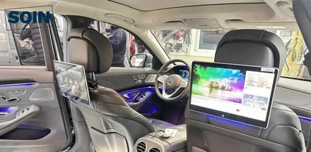벤츠 s500 안드로이드 리어모니터 장착