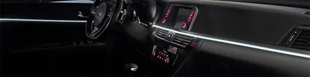 쉐보레 올뉴말리부 인천 소인카에서 스마트폰 연동 RGB 엠비언트 (반딧불이 유도등)+LED 풋등 장착으로 분위기 전환!
