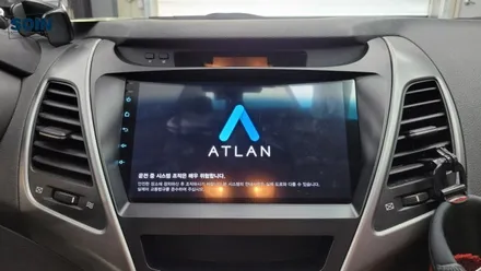 아틀란지도 탑재된 안드로이드올인원 카나로 A10 아반떼MD에 장착 인천