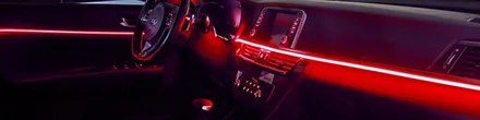 쉐보레 올뉴말리부 인천 소인카에서 스마트폰 연동 RGB 엠비언트 (반딧불이 유도등)+LED 풋등 장착으로 분위기 전환!
