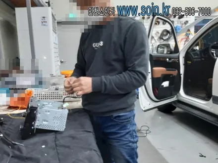 인천 모하비 M2C -200A 안드로이드 카블릿 장착!