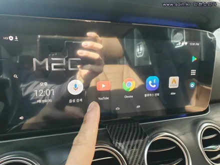 벤츠 고해상도 안드로이드 셋톱 M2C -200a 플러스 카블릿 장착, 인천소인카