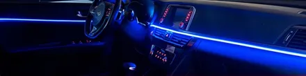 쉐보레 올뉴말리부 인천 소인카에서 스마트폰 연동 RGB 엠비언트 (반딧불이 유도등)+LED 풋등 장착으로 분위기 전환!