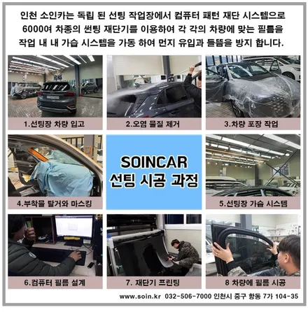 인천 더뉴그랜져 신차패지지(신차검수+레이노 선팅+아이나비 신제품 블랙박스+오존살균+ppf)