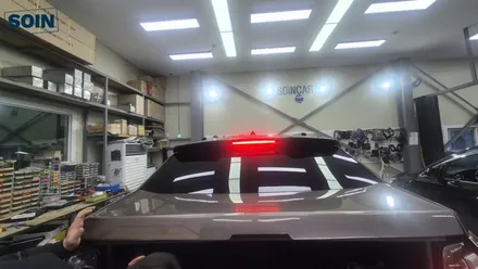 무쏘 Q300 KGM순정 쿠페탑 장착시공_인천소인카