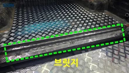 렉스턴 적재함 체크판 시공_인천소인카