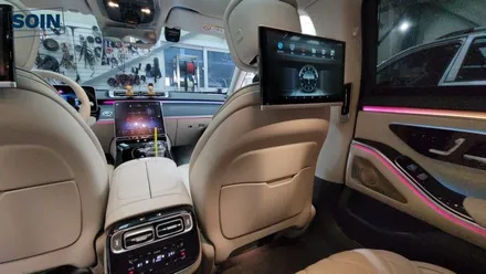 벤츠 W223 S400D 12.5 인치 안드로이드 리어모니터 후석모니터