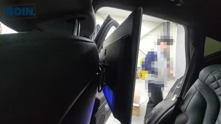 GV80 순정 후석모니터 탈거 후 안드로이드모니터 장착 _ 인천