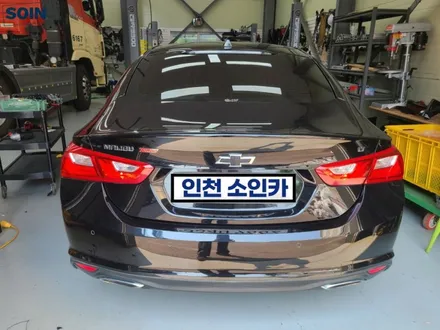 쉐보레 올뉴말리부 엠블럼 교체와 LED 전조등 브라비오 장착_인천