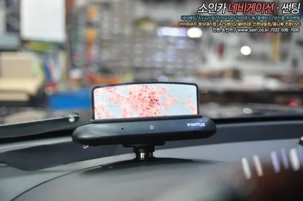 인천 모하비  순정네비와 연동하는! 폰터스 H1000 (HUD)헤드업 디스플레이