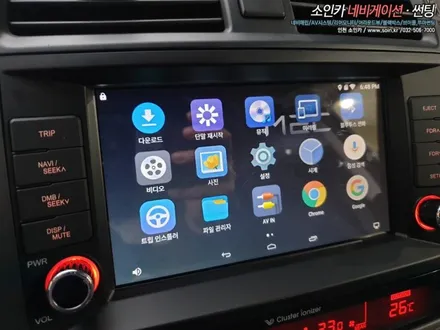 인천 기아 모하비 M2C-8000W 안드로이드 태블릿 = 카블릿을 달다!