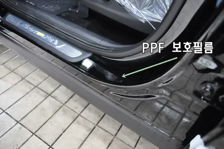 인천 소인카 산타페 TM PPF(프리미엄 쉴드 보호 필름) 부착으로 잔기스 걱정을 날려 버리세요 .