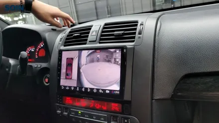 인천 모하비 14년식 어라운드뷰 안드로이드 올인원 결합제품 카나로 xplus 360 장착