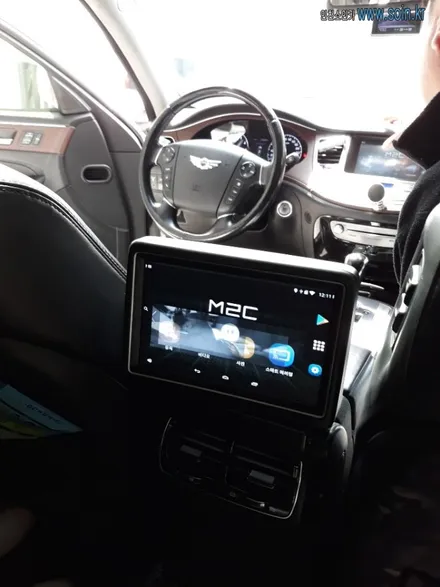 인천 제네시스 M2C -200A 안드로이드 7.0 카블릿(순정후석모니터 연동) 장착!