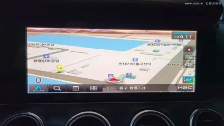 벤츠e220d 안드로이드 셋톱 M2C -200Aplus 카블릿 장착!