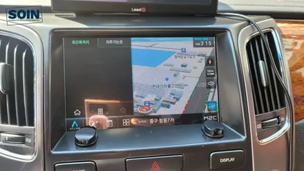 에쿠스 11년식 안드로이드 셋탑 네비 M2C200A 후석모니터 연동