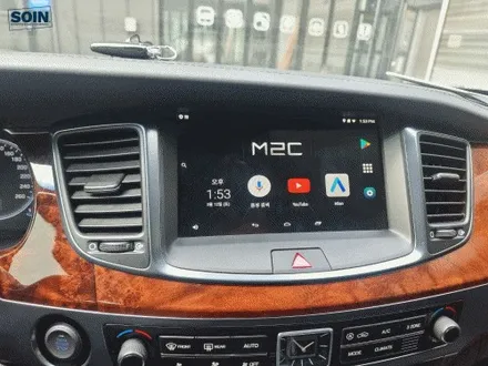 에쿠스 안드로이드 셋탑 네비 M2C200A 순정 리어모니터 연동 13년식