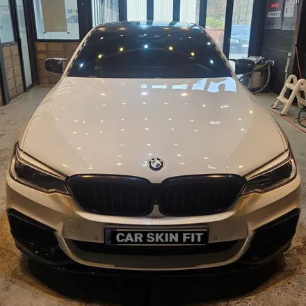 대구 루프스킨 제거 및 재시공, BMW 5시리즈 검정 랩핑 효과! / 대구 북구 태전동