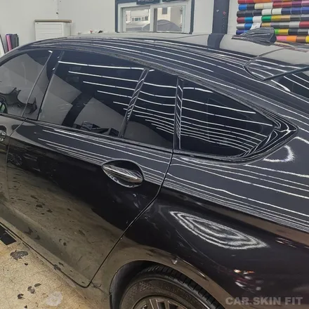 자동차 크롬 백화현상 대구 크롬죽이기 블랙 랩핑 BMW 5시리즈 시공후기 / 대구 북구 태전동