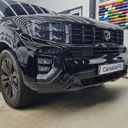 대구 북구 모하비 부분랩핑 SUV 프론트 스키드 플레이트 앞범퍼 시공후기 / 대구 북구 태전동