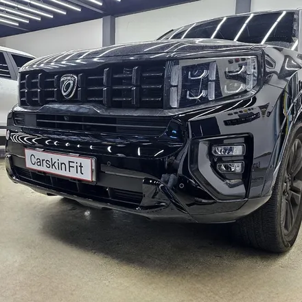 대구 북구 모하비 부분랩핑 SUV 프론트 스키드 플레이트 앞범퍼 시공후기 / 대구 북구 태전동