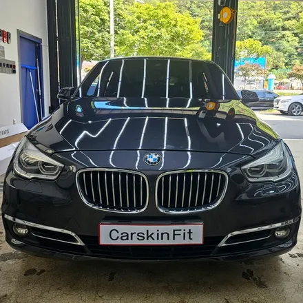 자동차 크롬 백화현상 대구 크롬죽이기 블랙 랩핑 BMW 5시리즈 시공후기 / 대구 북구 태전동