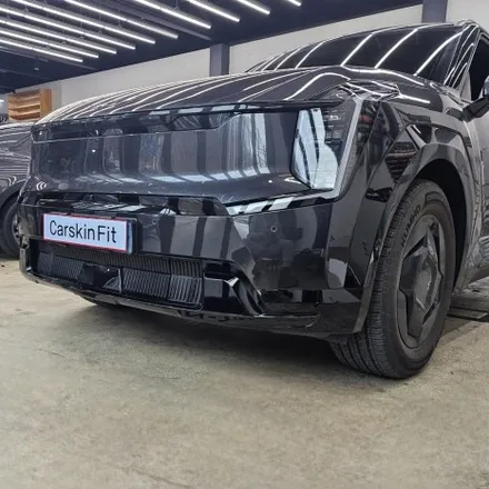 대구 SUV 스키드 플레이트 검정 랩핑, EV9 시공 효과 후기 / 대구 북구 태전동