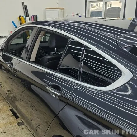 자동차 크롬 백화현상 대구 크롬죽이기 블랙 랩핑 BMW 5시리즈 시공후기 / 대구 북구 태전동