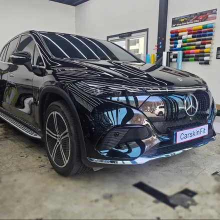 대구 수입차 PPF 전문, 벤츠 전기차 프론트 앞범퍼 돌튐 보호하기! / 대구 북구 태전동