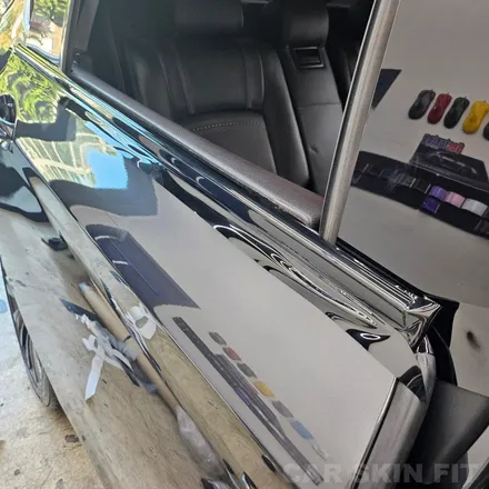 자동차 크롬 백화현상 대구 크롬죽이기 블랙 랩핑 BMW 5시리즈 시공후기 / 대구 북구 태전동