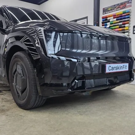 대구 SUV 스키드 플레이트 검정 랩핑, EV9 시공 효과 후기 / 대구 북구 태전동