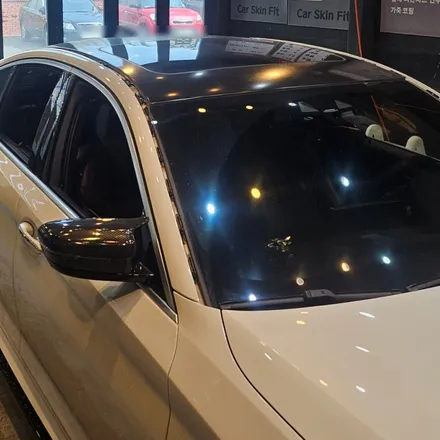 대구 루프스킨 제거 및 재시공, BMW 5시리즈 검정 랩핑 효과! / 대구 북구 태전동