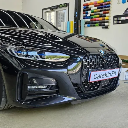 대구 BMW 키드니 그릴 검정랩핑 크롬죽이기 효과 공개! / 대구 북구 태전동