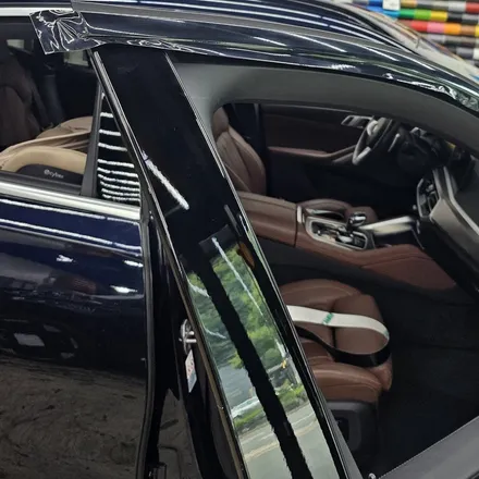 대구 북구 BMW 창틀 몰딩 크롬죽이기 랩핑 시공 후기 / 대구 북구 태전동
