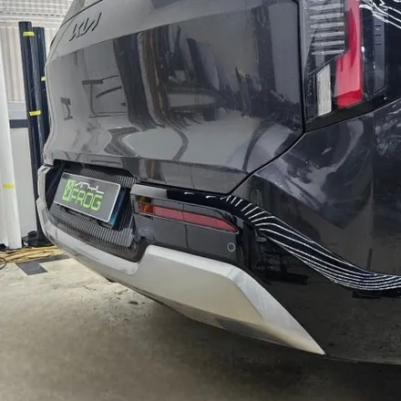 대구 SUV 스키드 플레이트 검정 랩핑, EV9 시공 효과 후기 / 대구 북구 태전동